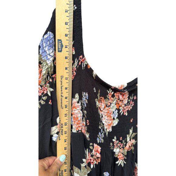 Torrid Floral off the shoulder Challis Smocked Womens Maxi Dress.Size 2 -18/20 - Picture 8 of 11